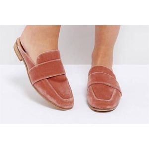 Free People Velvet Loafer
